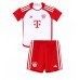 Günstige Bayern Munich Alphonso Davies #19 Babykleidung Heim Fussballtrikot Kinder 2023-24 Kurzarm (+ kurze hosen)